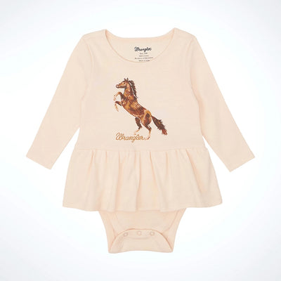 Wrangler Girls Horse Skirted Bodysuit