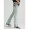 Wrangler Girls Lainey Wilson x Wrangler Raw Hem Boot Jeans Bleach Blue - 112368275