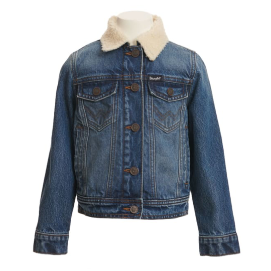 Wrangler Girls Retro Jean Jacket | Medium Wash Denim