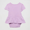 Wrangler Girls Short Sleeve Logo Skirted Bodysuit 