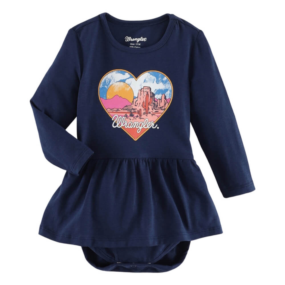 Wrangler Girls Sunset Desert Onesie