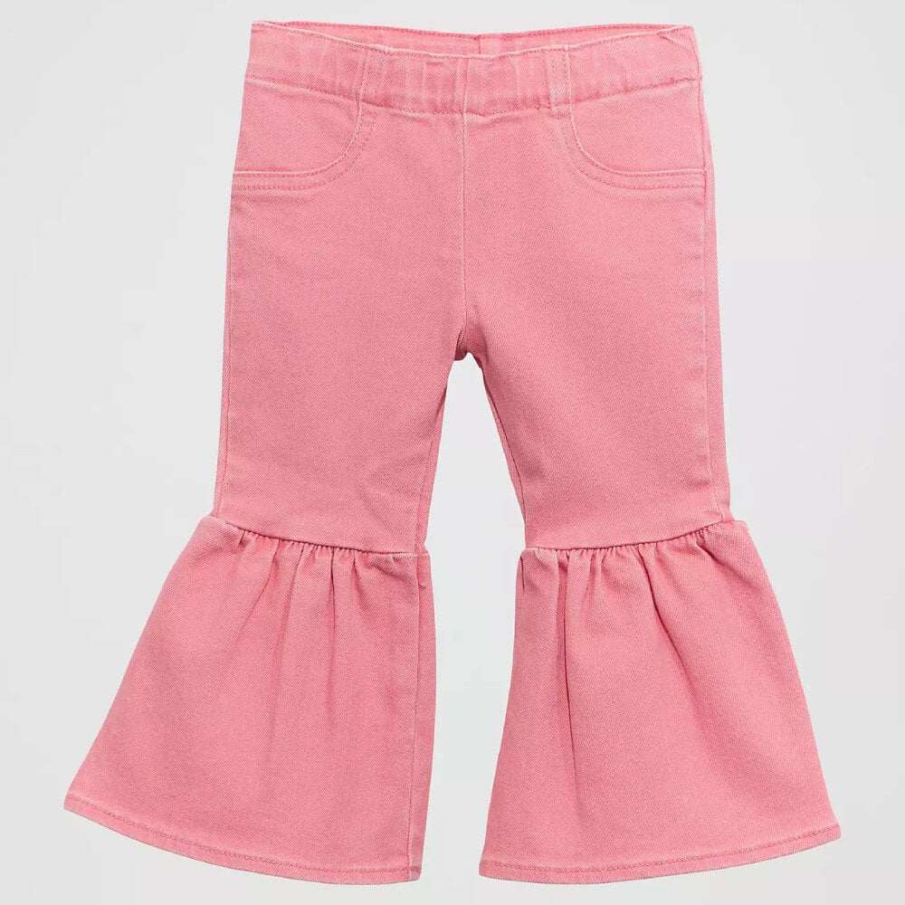 Wrangler Girls Vibrant Ruffle Leg Flare Jeans Samira - 112375233