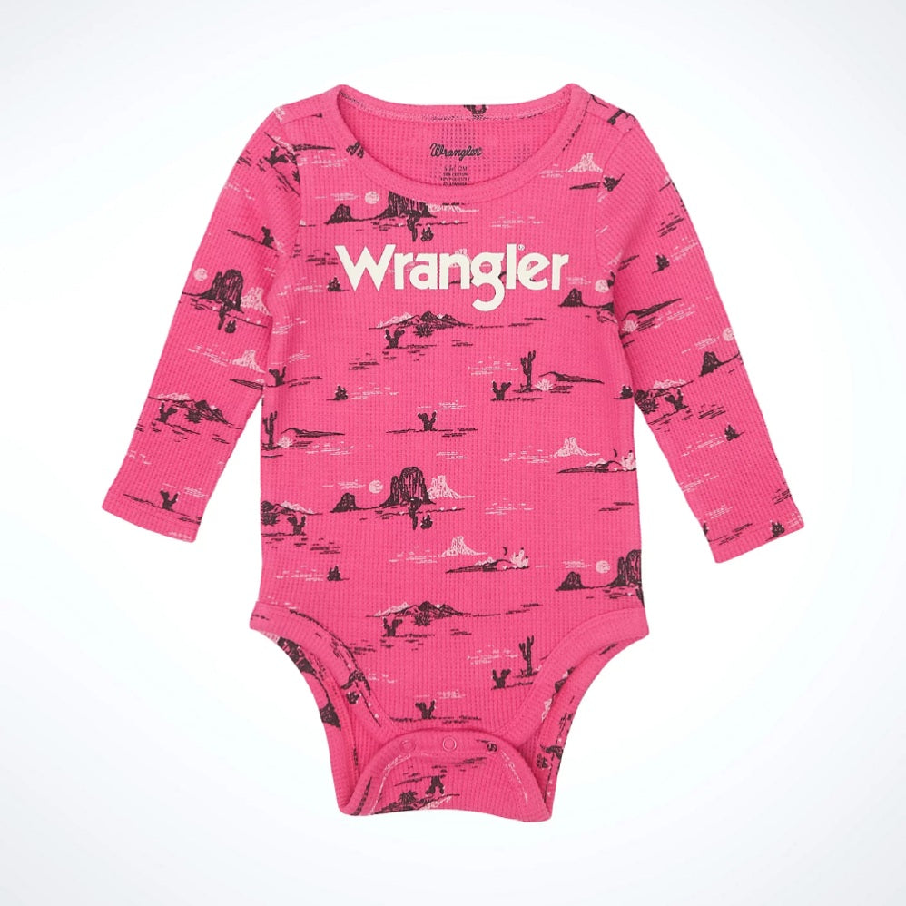 Wrangler Girls Waffle Textured Bodysuit