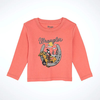 Wrangler Girls Western Graphic Long Sleeve T-Shirt