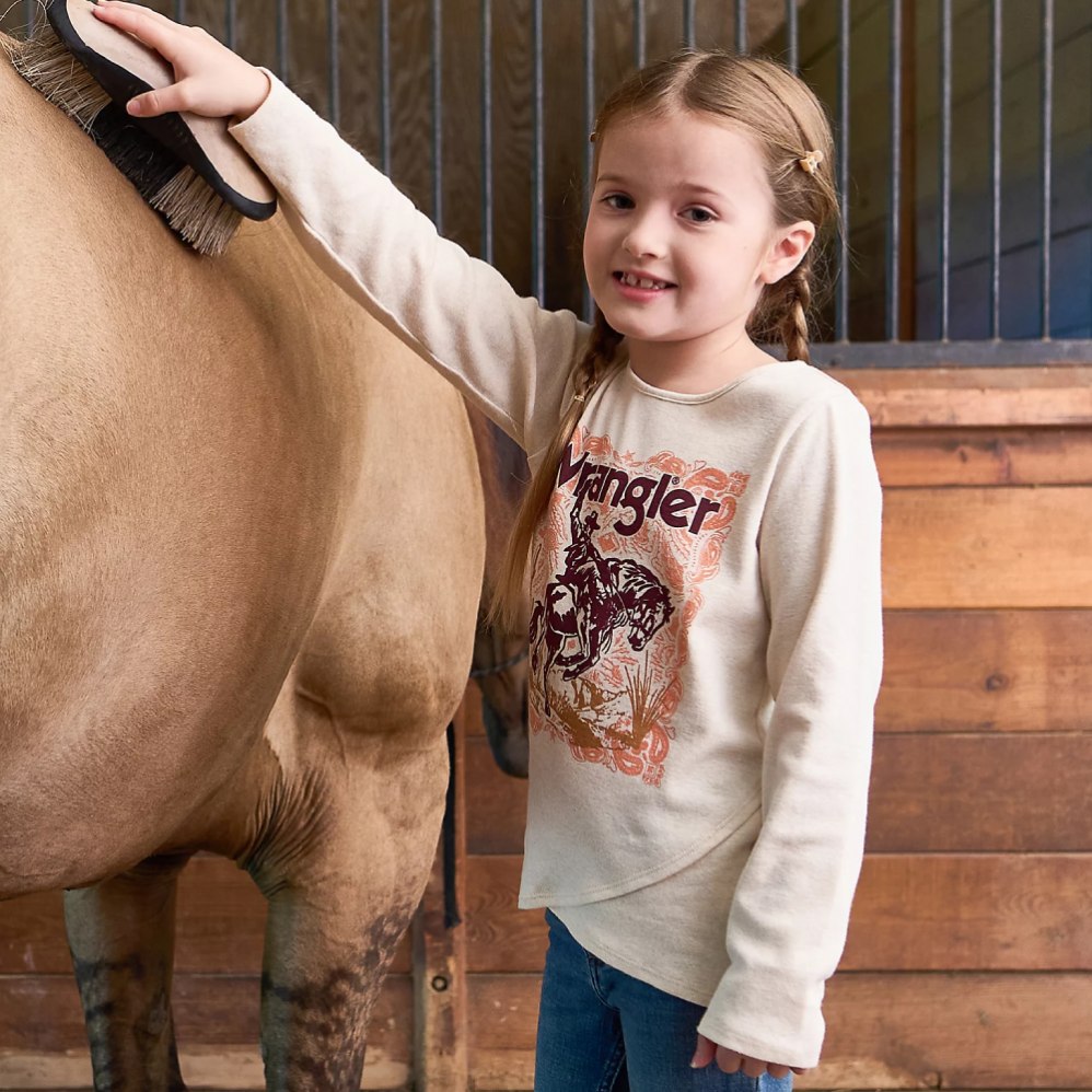 Wrangler Girls Western Graphic T-Shirt