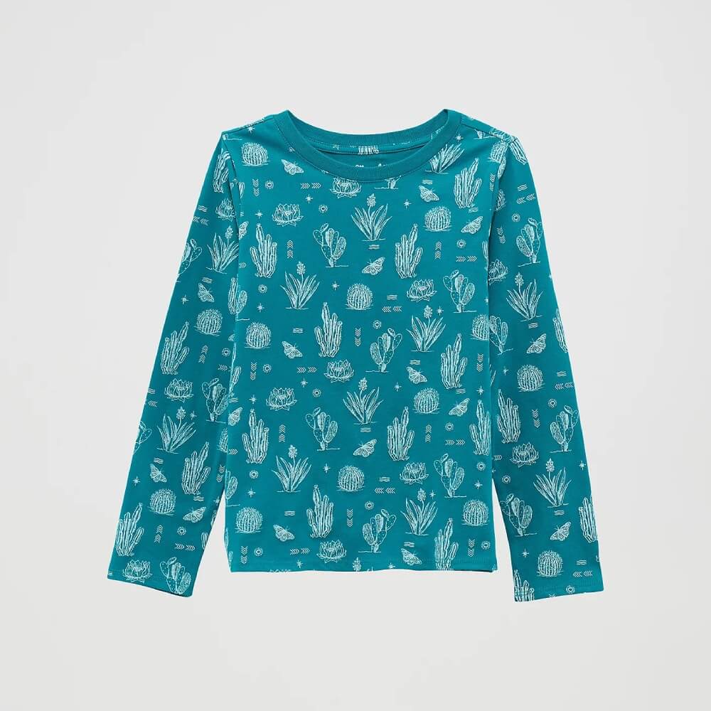 Wrangler Girls Western Graphic T-Shirt Green Icons - 112371927