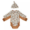 Wrangler Infant Boys Cowboy Hat and Onesie Set Sand - HW2100108