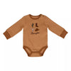 Wrangler Infant Boys Cowboy Hat and Onesie Set Sand - HW2100108