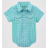 Wrangler Infant Boys Western Snap Onesie Bright Blue - 112378885