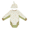 Wrangler Infant Girls 3 Piece Farm Friends Onesie Set Tea/White - HW2100105