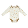 Wrangler Infant Girls 3 Piece Farm Friends Onesie Set Tea/White - HW2100105