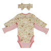 Wrangler Infant Girls Chicken Onesie Set Lotus Pink - HW1100035