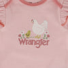 Wrangler Infant Girls Chicken Onesie Set Lotus Pink - HW1100035