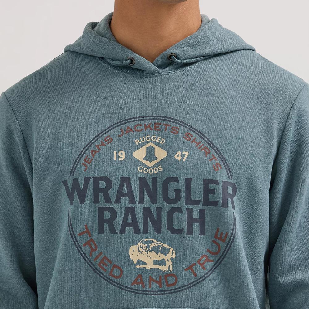 Wrangler Mens 1947 Logo Hoodie