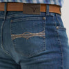 Wrangler Mens 20X 44 Slim Straight Jeans Meadow - 112381615