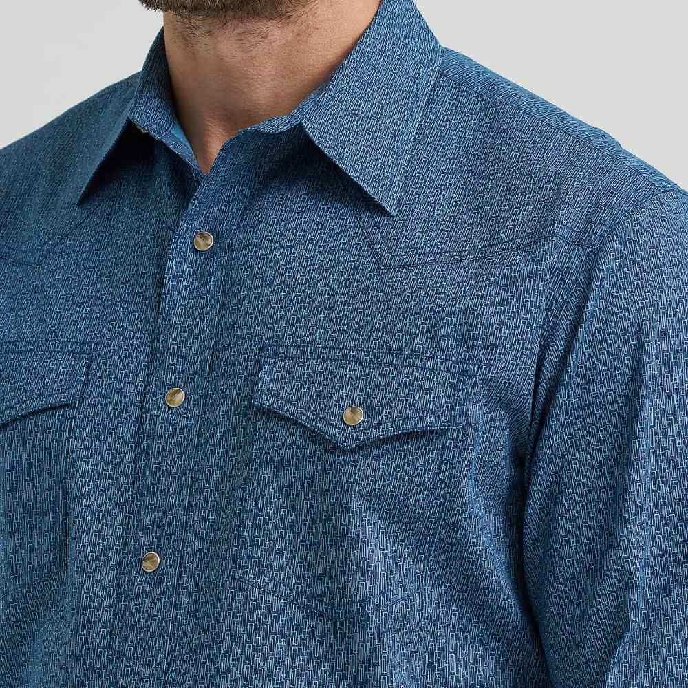 Wrangler Mens 20X® Advanced Comfort Western Shirt