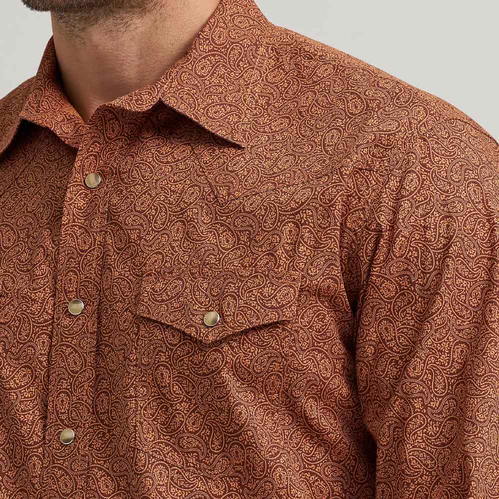 Wrangler Mens 20X Comfort Western Shirt