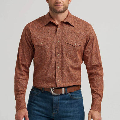 Wrangler Mens 20X Comfort Western Shirt