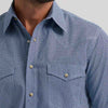 Wrangler Mens 20X® Competition Advanced Comfort Shirt Navy Geo - 112378712