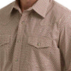 Wrangler Mens 20X Competition Advanced Comfort Shirt Red/Brown - 112381478