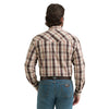 Wrangler Mens 20X Competition Advanced Comfort Shirt Red/Brown - 112381479