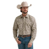 Wrangler Mens 20X Competition Advanced Comfort Shirt Red/Brown - 112381480