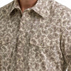 Wrangler Mens 20X Competition Advanced Comfort Shirt Red/Brown - 112381480
