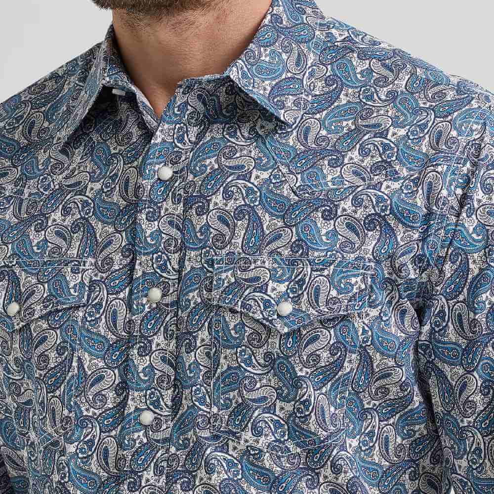 Wrangler Mens 20X® Competition Advanced Comfort Western Shirt