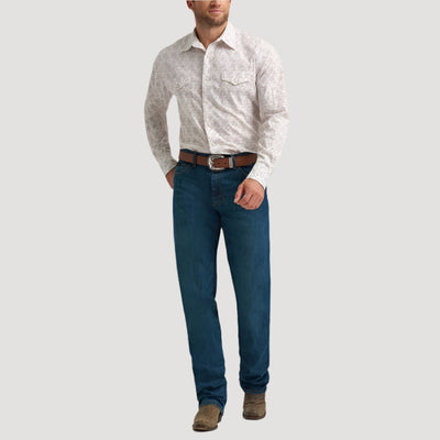 Wrangler Mens 20X® Competition Advanced Western Shirt