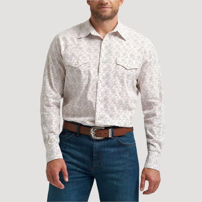 Wrangler Mens 20X® Competition Advanced Western Shirt