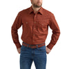 Wrangler Mens 20X Competition Orange Shirt