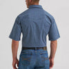 Wrangler Mens 20X® Competition Western Shirt Navy Daisy - 112374291