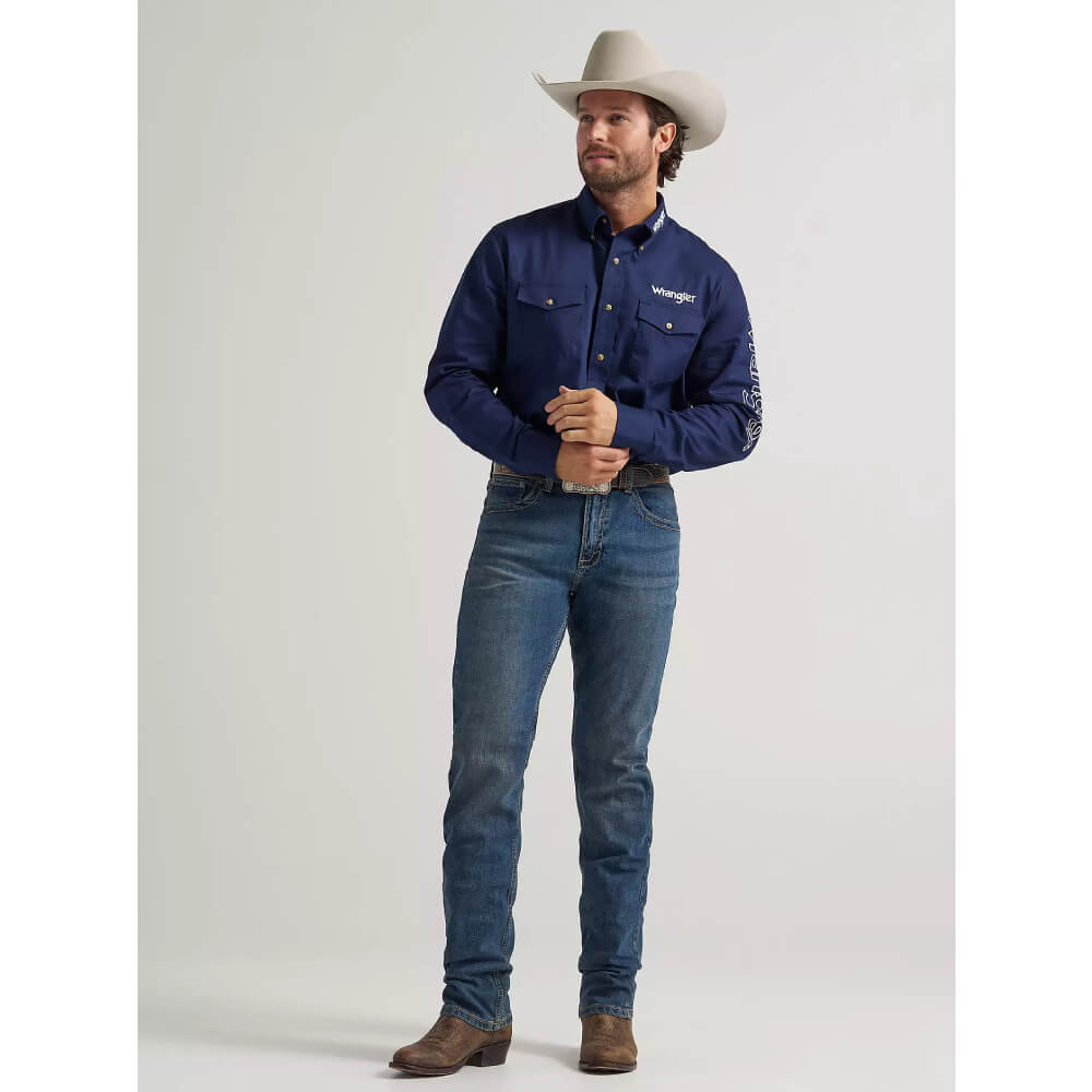 Wrangler Mens 20X Slim Straight Jeans - 44MWXMA