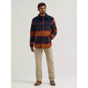 Wrangler Mens All Terrain Gear Fleece Shirt Jacket Multicolor - 112382432