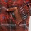 Wrangler Mens All Terrain Gear Lined Flannel Shirt Jacket Red - 112382478