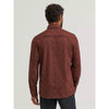 Wrangler Mens All Terrain Gear Live-In Print Shirt Sepia - 112382422