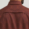 Wrangler Mens All Terrain Gear Live-In Print Shirt Sepia - 112382422