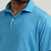 Wrangler Mens All Terrain Gear Performance Polo Shirt Airy Blue - 112375252