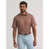Wrangler Mens All Terrain Gear Performance Polo Shirt Argan Oil - 112382491