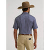 Wrangler Mens All Terrain Gear Performance Polo Shirt Blue Depths - 112382488