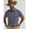 Wrangler Mens All Terrain Gear Performance Polo Shirt Blue Depths - 112382488