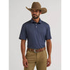 Wrangler Mens All Terrain Gear Performance Polo Shirt Blue Nights - 112382471