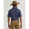 Wrangler Mens All Terrain Gear Performance Polo Shirt Blue Nights - 112382471