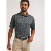 Wrangler Mens All Terrain Gear Performance Polo Shirt Jet Black Checotah - 112382487