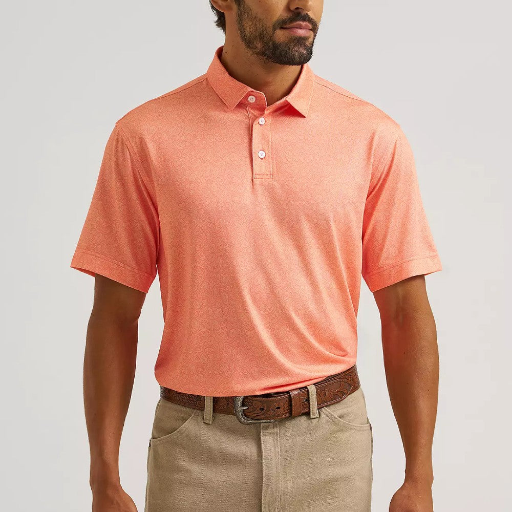 Wrangler Mens All Terrain Gear Performance Polo Shirt