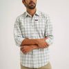 Wrangler Mens All Terrain Gear Shirt White Check - 112375101