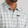 Wrangler Mens All Terrain Gear Shirt White Check - 112375101