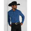 Wrangler Mens All Terrain Gear Technical Snap Shirt Navy - 112382501