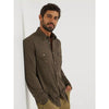 Wrangler Mens All Terrain Gear Technical Snap Shirt Turkish Coffee - 112382502