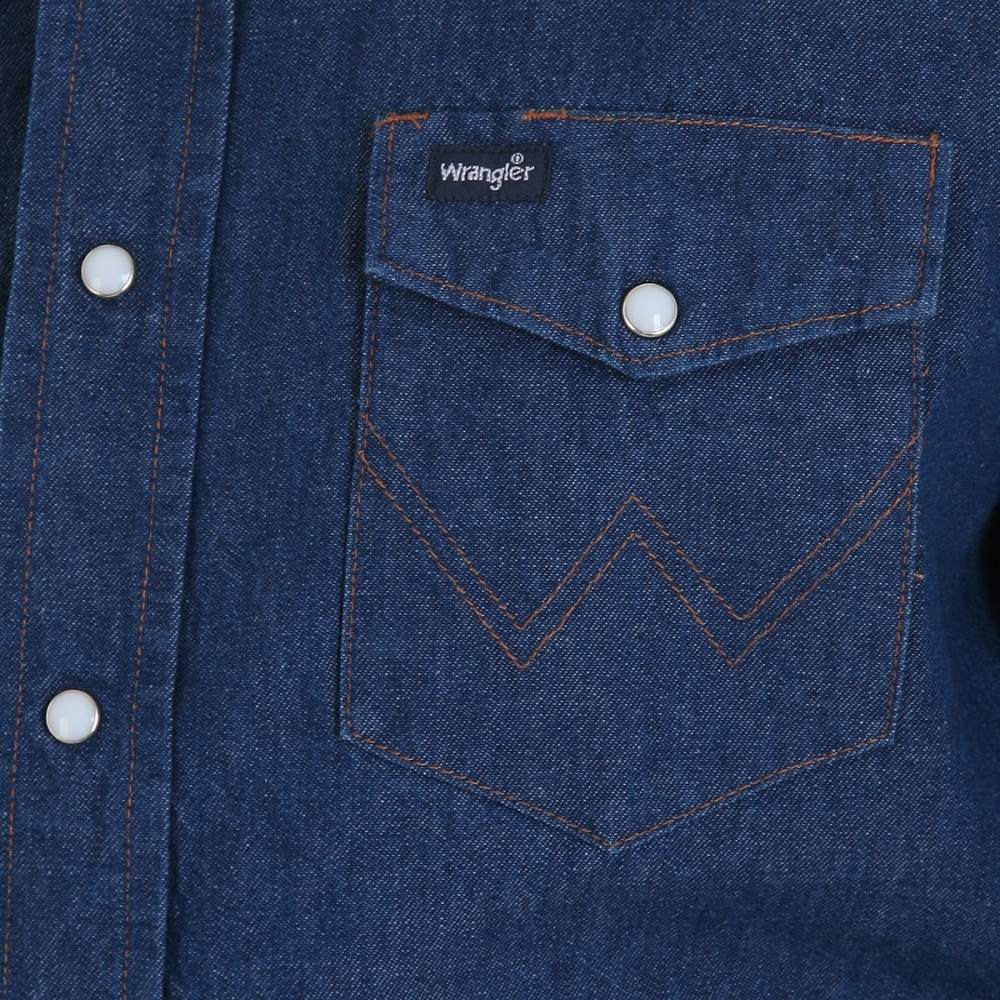 Wrangler Mens Authentic Cowboy Cut Work Shirt - 70127MW